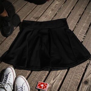 ROMWE Black Mini Skirt